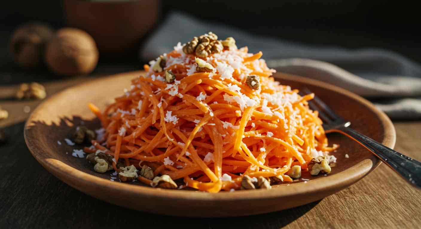 Receta saludable: Ensalada de Coco y Zanahoria - Ensaladas
