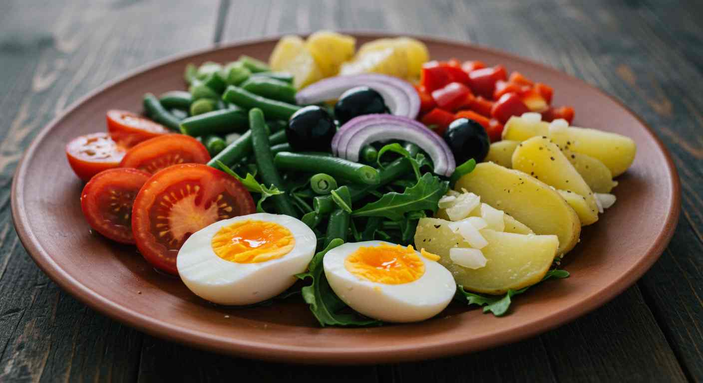 Receta saludable: Ensalada Niçoise Vegetariana - Ensaladas