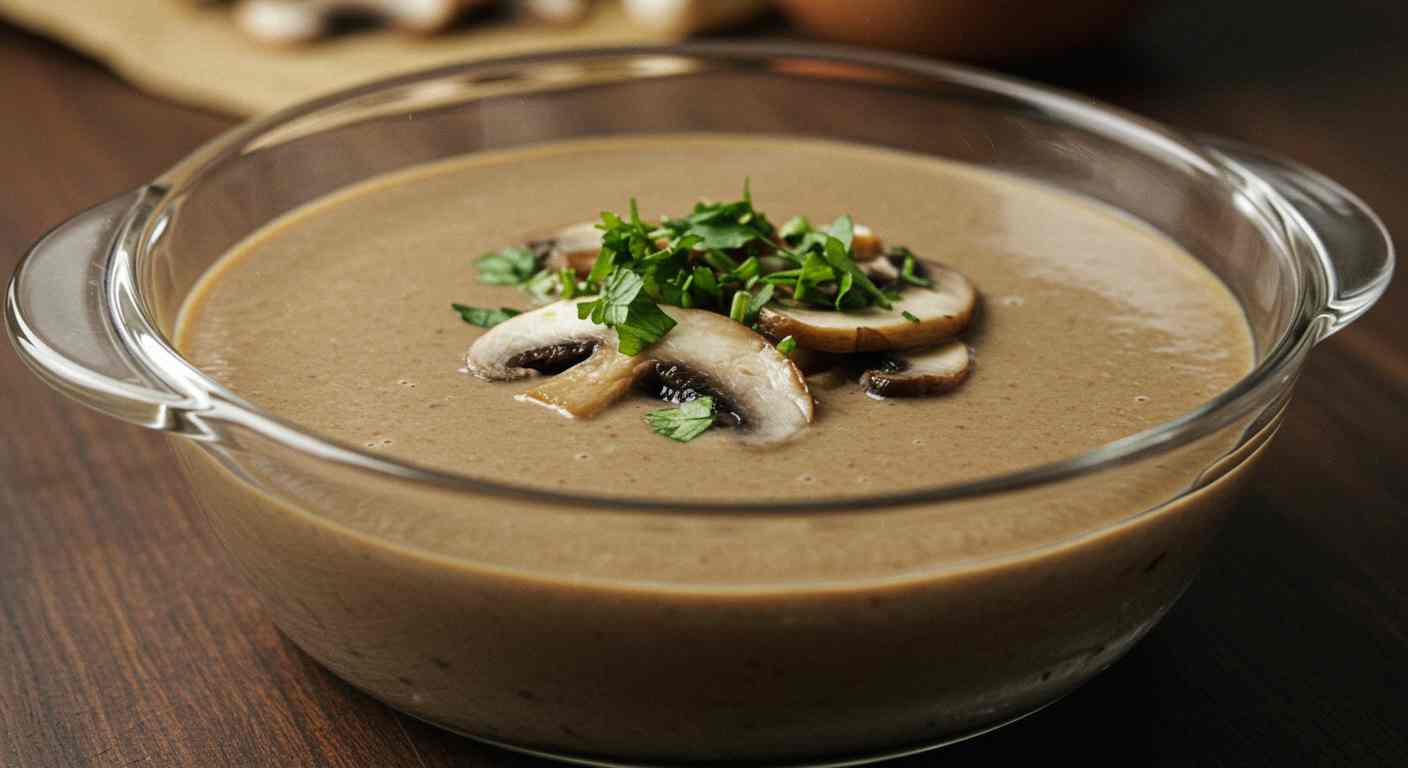 Receta saludable: Sopa de Champiñones - Sopas