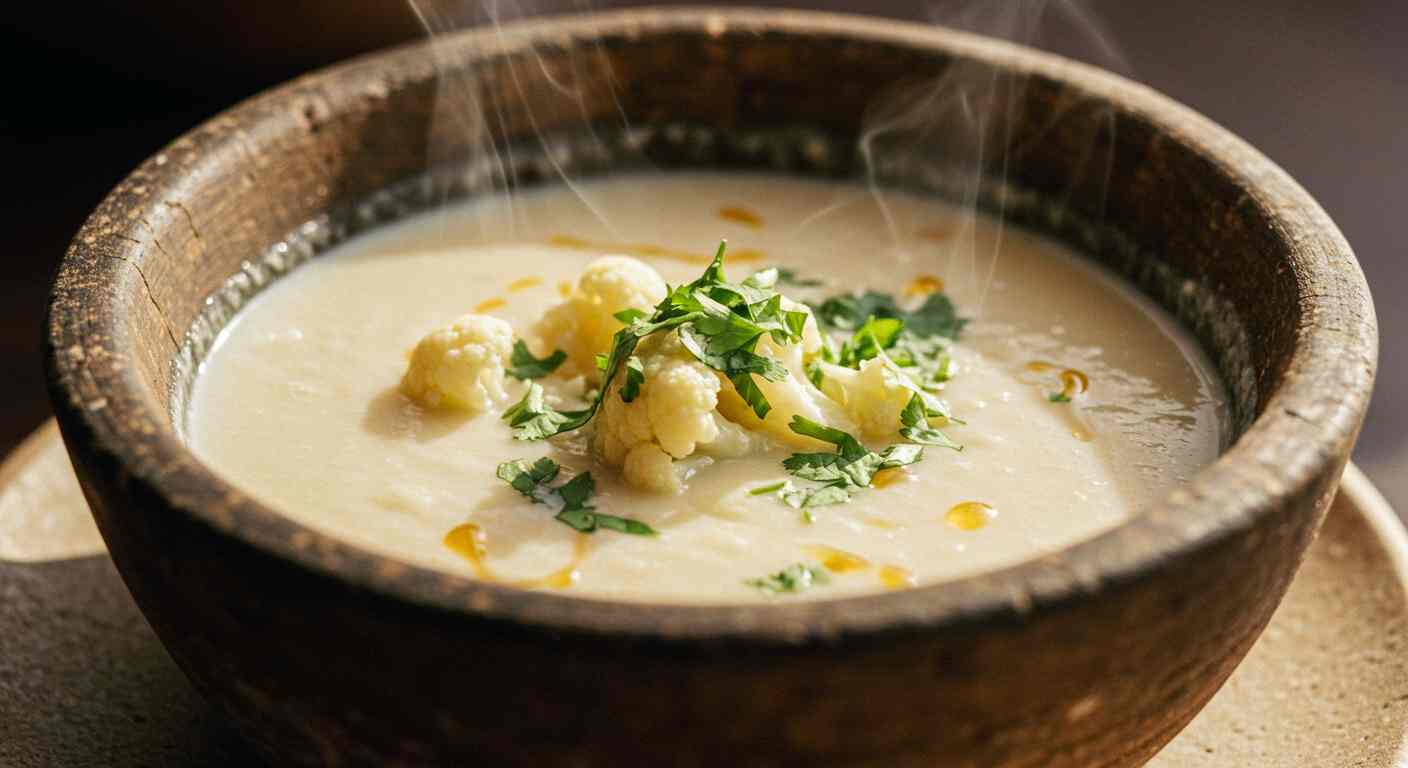 Receta saludable: Sopa de Coliflor y Especias - Sopas