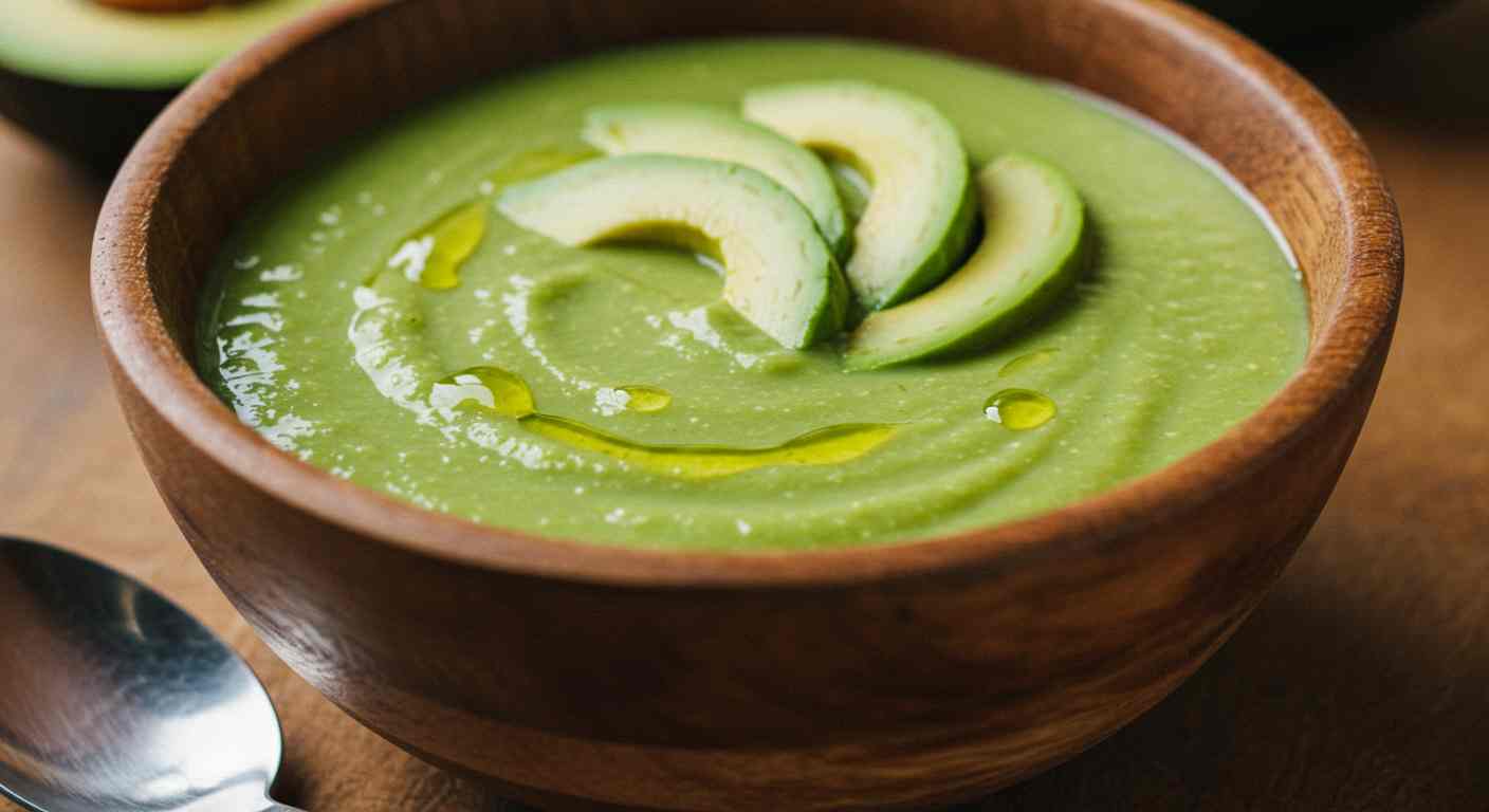 Receta saludable: Sopa Fría de Aguacate - Sopas