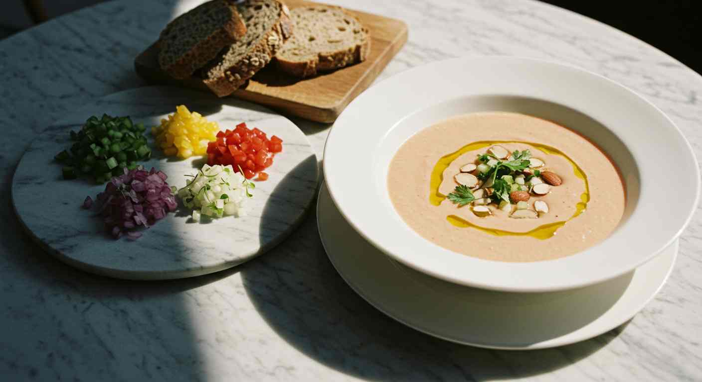 Receta saludable: Gazpacho de Almendras - Sopas