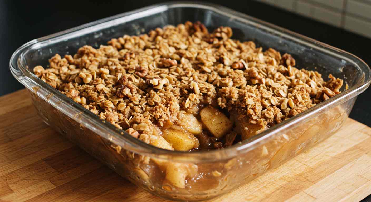 Receta saludable: Crocante de Manzanas - Postres Saludables