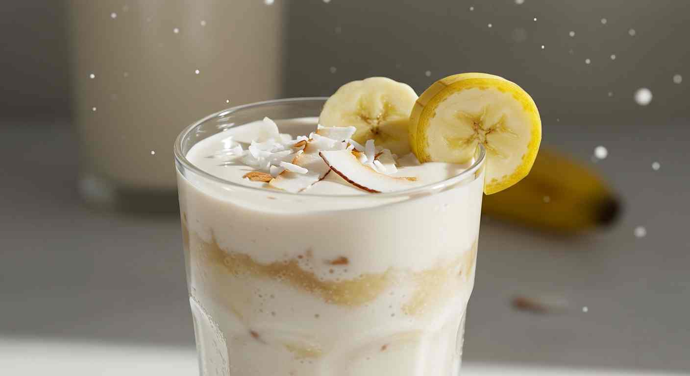 Receta saludable: Leche de Almendras con Plátano y Coco - Bebidas