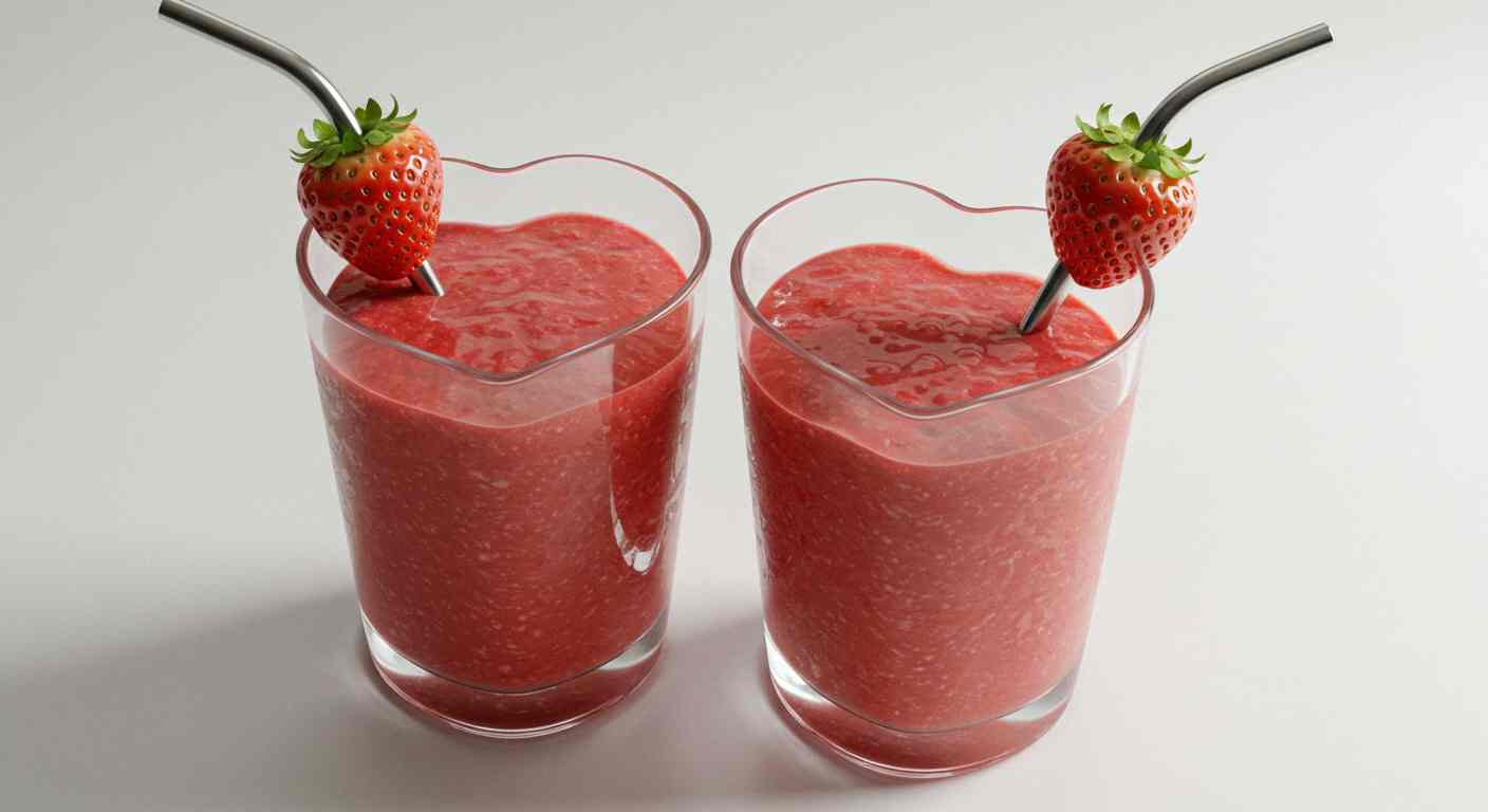 Receta saludable: Licuado de Frutas Rojas - Bebidas