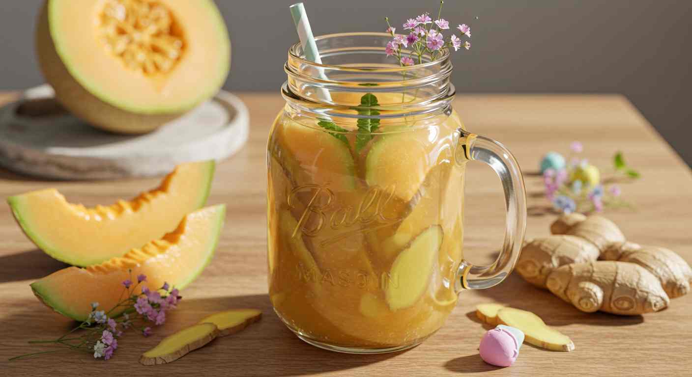 Receta saludable: Agua de Melón y Jengibre - Bebidas