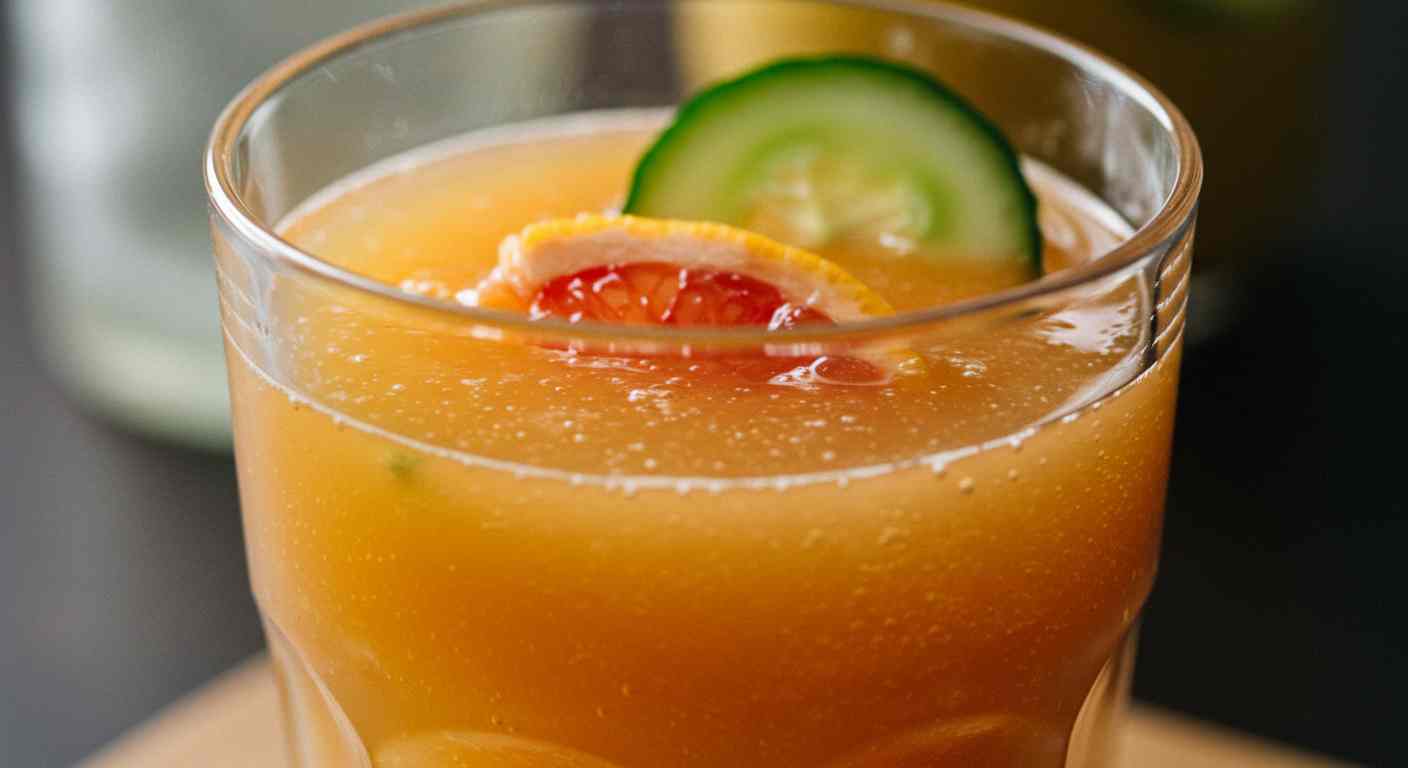 Receta saludable: Batido de Pepino, Naranja y Pomelo Detox - Bebidas