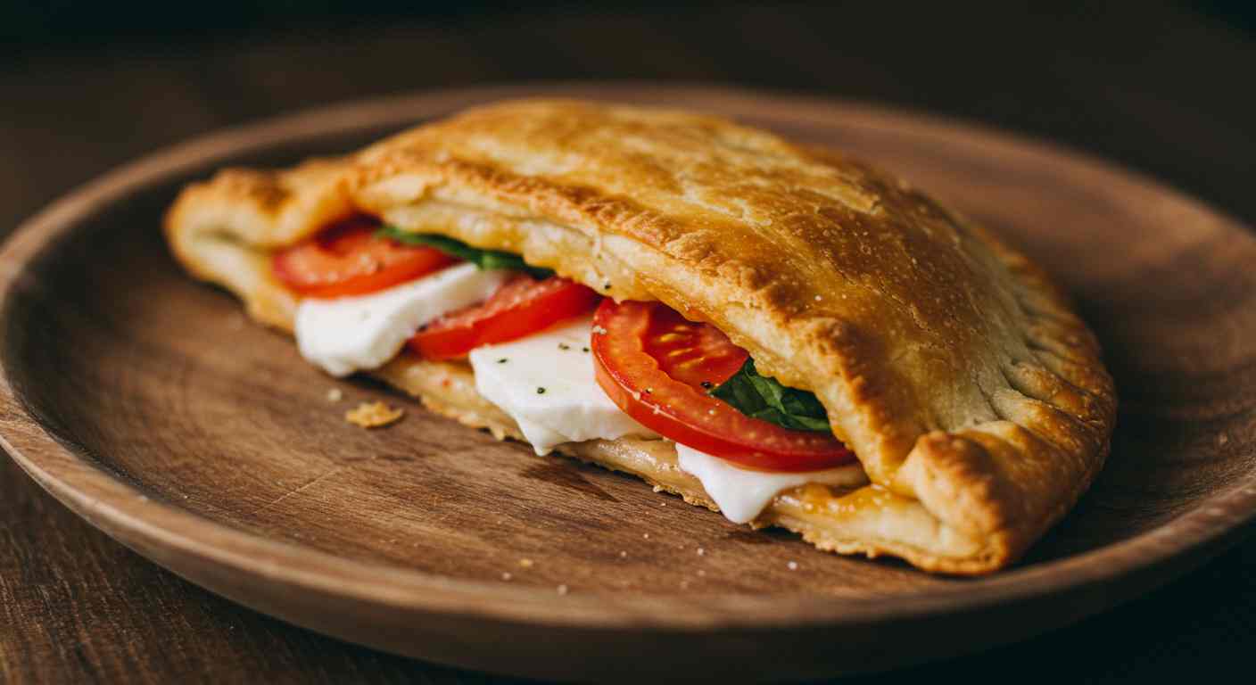 Receta saludable: Empanada Caprese - Desayunos