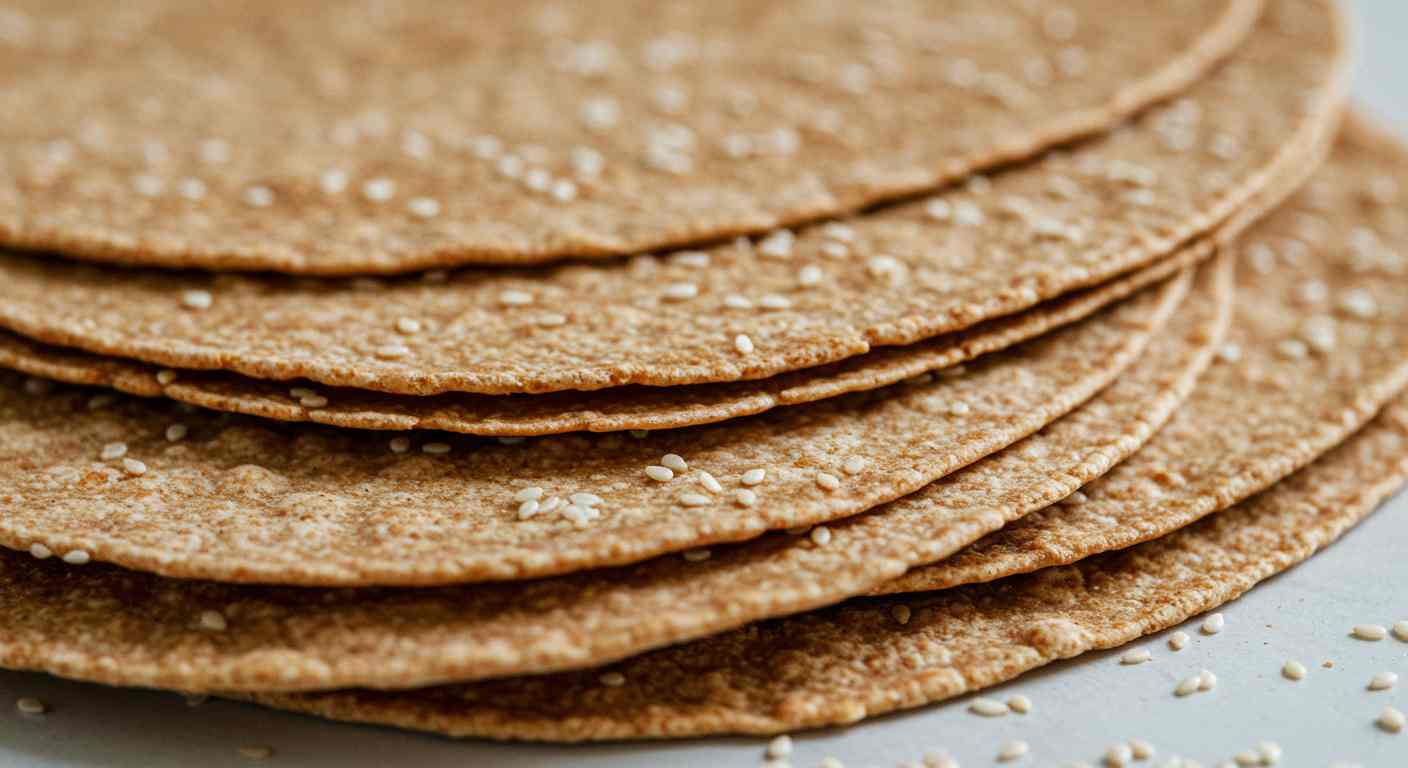 Receta saludable: Tortillas Integrales de Sésamo - Desayunos