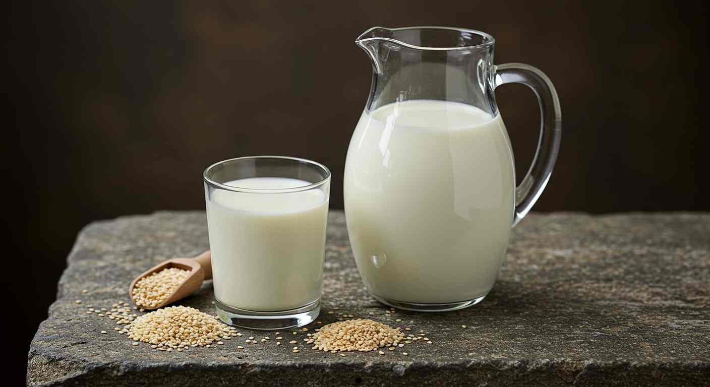 Receta saludable: Leche de Ajonjolí - Bebidas