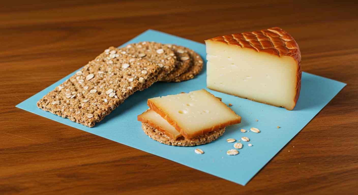 Receta saludable: Galletas de Queso Ahumado y Avena - Snacks