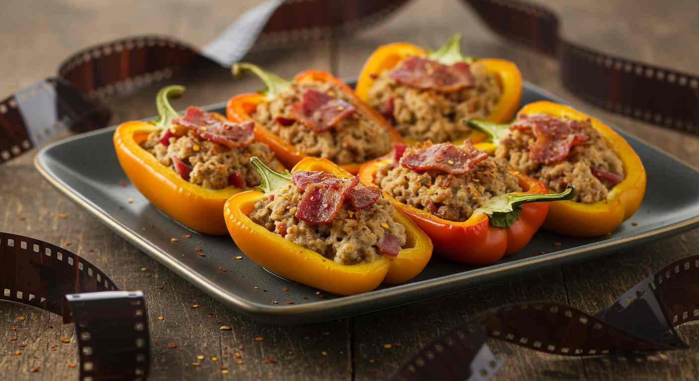 Receta saludable: Pimientos Morrones Rellenos - Plato Principal