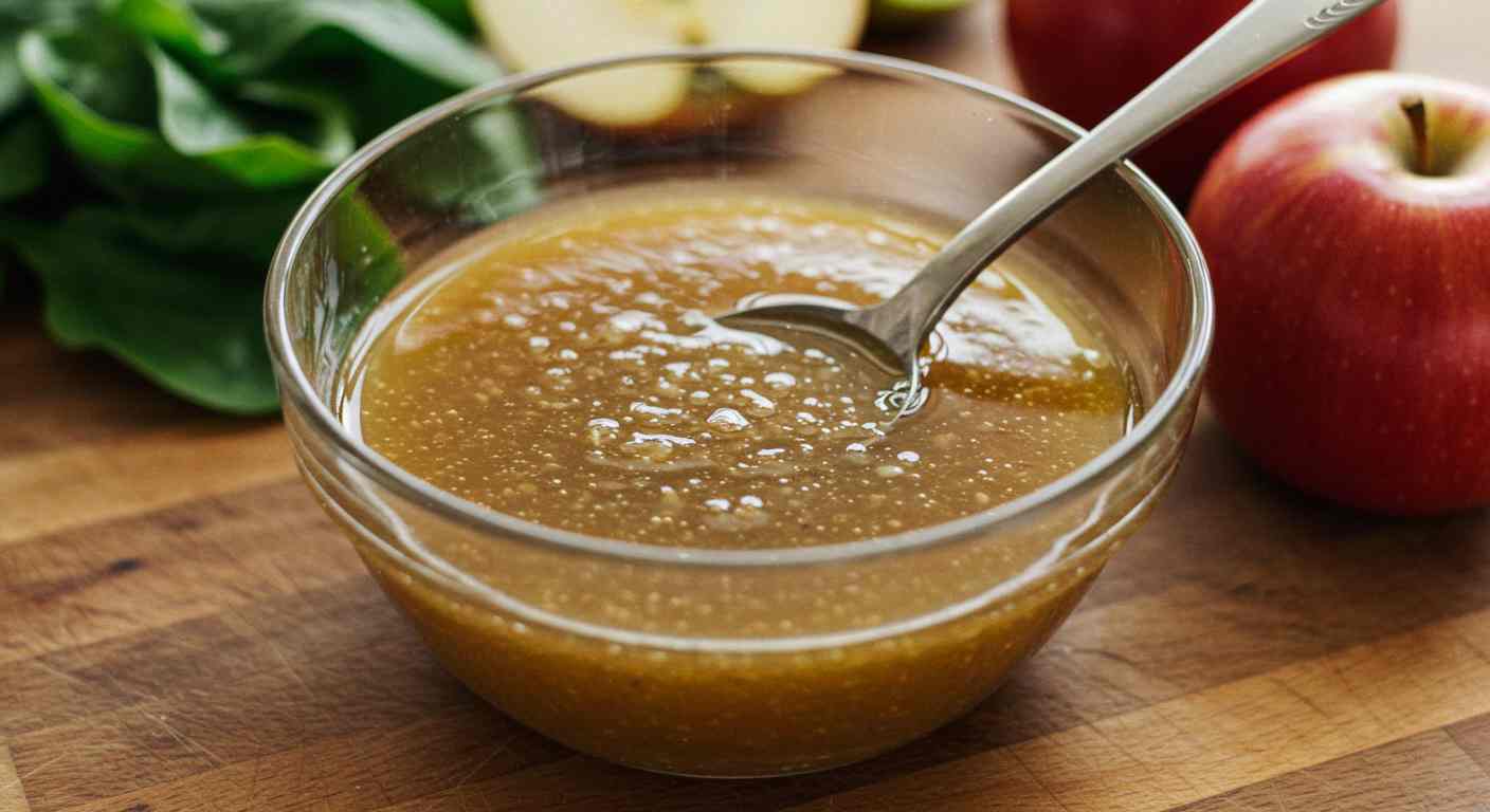 Receta saludable: Vinagreta De Sidra De Manzana - Salsas y aderezos