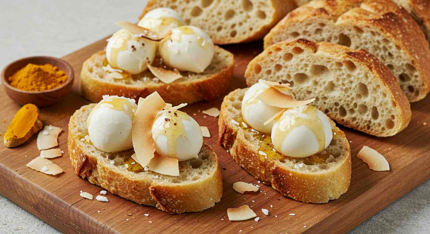 Tostadas a la Cúrcuma - Ideal para Diabéticos